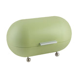 Maxbell Metal Bread Box Countertop Pastry Kitchen Storage for Home Countertop Donuts green