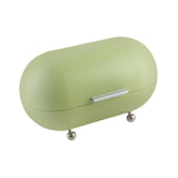 Maxbell Metal Bread Box Countertop Pastry Kitchen Storage for Home Countertop Donuts green