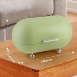 Maxbell Metal Bread Box Countertop Pastry Kitchen Storage for Home Countertop Donuts green