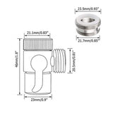 Maxbell Shower Head Diverter Switch Faucet Adapter for Rinsing Fruits Washing Dishes