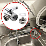 Maxbell Shower Head Diverter Switch Faucet Adapter for Rinsing Fruits Washing Dishes