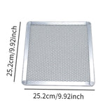 Maxbell Pizza Tray Net Cake Pan DIY Cooking Baking Tray Multipurpose Pizza Tray Mesh 10inch