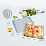 Maxbell Pizza Tray Net Cake Pan DIY Cooking Baking Tray Multipurpose Pizza Tray Mesh 10inch