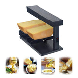 Maxbell Cheese Melter Electric Wheel Cheese Heating Machine for Triangle Cheese Cafe