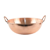 Maxbell Copper Pot Whipping Bowl with 2 Handles Hot Pot for Stovetop Picnics Camping