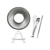 Maxbell Oil Filter Pan Anti Splashing Colander Oil Drain Pan for Baking Home Cooking