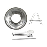 Maxbell Oil Filter Pan Anti Splashing Colander Oil Drain Pan for Baking Home Cooking