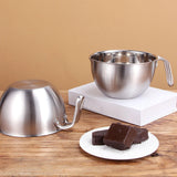 Maxbell Candle Melting Boiler Easy to Use Melting Bowl for Butter Caramel Restaurant ID. 18cm