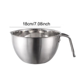 Maxbell Candle Melting Boiler Easy to Use Melting Bowl for Butter Caramel Restaurant ID. 18cm