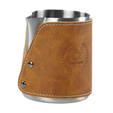 Maxbell Handleless Pitcher Stainless Steel Latte Art Latte Milk Frothing Pitcher argent
