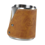 Maxbell Handleless Pitcher Stainless Steel Latte Art Latte Milk Frothing Pitcher argent