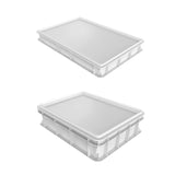 Maxbell 2xDough Proofing Box Large Capacity Multifunction for Fridge Pantry Restaurant 30cmx40cmx7.5cm