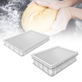 Maxbell 2xDough Proofing Box Large Capacity Multifunction for Fridge Pantry Restaurant 30cmx40cmx7.5cm