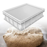 Maxbell 2xDough Proofing Box Large Capacity Multifunction for Fridge Pantry Restaurant 30cmx40cmx10cm