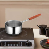 Maxbell Hot Oil Pan Multipurpose Stainless Steel Melting Pot for Kitchen Home Travel 500ml