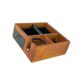 Maxbell Espresso Knock Box Espresso Tamper Wood Tamper Portafilter Stand for Kitchen