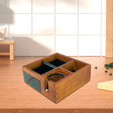 Maxbell Espresso Knock Box Espresso Tamper Wood Tamper Portafilter Stand for Kitchen