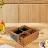 Maxbell Espresso Knock Box Espresso Tamper Wood Tamper Portafilter Stand for Kitchen