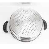 Maxbell Stainless Steel Stockpot 7L Simmer Pot for Thai Sticky Rice Pasta Vegetables