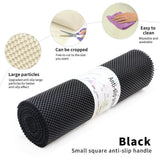 Maxbell Shelf Liner Lining Pad Cabinet Liner for Kitchen for Pantry Kitchen Cabinets Black