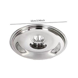 Maxbell 10Pcs Stainless Steel Lids Reusable for Measuring Pan Seasoning Pots Pans 10cm