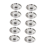 Maxbell 10Pcs Stainless Steel Lids Reusable for Measuring Pan Seasoning Pots Pans 14cm
