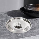 Maxbell 10Pcs Stainless Steel Lids Reusable for Measuring Pan Seasoning Pots Pans 14cm