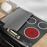 Maxbell Cooktop Cover Bar Mat Dry Glass Cooktop Protector for Pots Woks Cabinet Gray