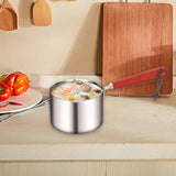 Maxbell Oil Splashing Pot Sturdy Hot Sauce Pot for Household Boiling Butter Stovetop 500ML