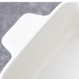 Maxbell Baking Dish Cooking Sturdy Deep Cooking Plate for Microwave Daily Use Dinner