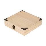 Maxbell Puer Tea Container Empty Wooden Storage Box for Sweeteners Beverage Supplies