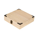 Maxbell Puer Tea Container Empty Wooden Storage Box for Sweeteners Beverage Supplies