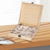 Maxbell Puer Tea Container Empty Wooden Storage Box for Sweeteners Beverage Supplies