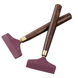 Maxbell Wiper Tea Scraping Tool Wooden Tea Leaf Brush for Office Apartment Household XL