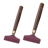 Maxbell Wiper Tea Scraping Tool Wooden Tea Leaf Brush for Office Apartment Household XL