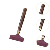 Maxbell Wiper Tea Scraping Tool Wooden Tea Leaf Brush for Office Apartment Household XL