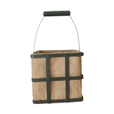 Maxbell Jute Storage Basket Carry Handle Easter Candy Basket for Home Clothes Flower