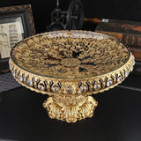 Maxbell 5xGlass Fruit Plate Decorative Fruit Tray Dessert Tray for Bread Pastry Snacks