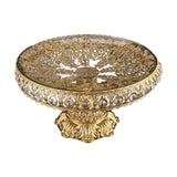 Maxbell 5xGlass Fruit Plate Decorative Fruit Tray Dessert Tray for Bread Pastry Snacks