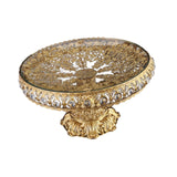 Maxbell 5xGlass Fruit Plate Decorative Fruit Tray Dessert Tray for Bread Pastry Snacks