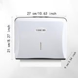 Maxbell 2xTissue Box Plastic Holder Hand Drawn Toilet Paper Box for Home Bathroom Room