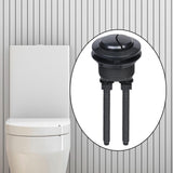 Toilet Button Round Adjustable Toilet Tank Button for Bathroom Home Restroom S