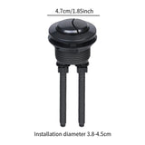 Toilet Button Round Adjustable Toilet Tank Button for Bathroom Home Restroom S