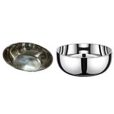 Stainless Steel Basin Kitchen Gadget Cereal Bowl for Grains Beans Vegetables 26CM