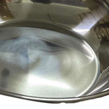 Stainless Steel Basin Kitchen Gadget Cereal Bowl for Grains Beans Vegetables 26CM