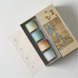 Maxbell Ceramic Teacup Set Portable Collection and Gift for Tea Lovers Gift Friends