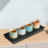 Maxbell Ceramic Teacup Set Portable Collection and Gift for Tea Lovers Gift Friends