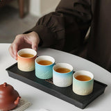 Maxbell Ceramic Teacup Set Portable Collection and Gift for Tea Lovers Gift Friends