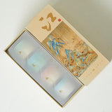 Maxbell Ceramic Teacup Set Portable Collection and Gift for Tea Lovers Gift Friends