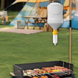 Maxbell Ketchup Dispenser Hanging Empty Sauce Dispenser for Condiments Syrup Ketchup